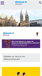 Mobile Screenshot of diakonie-bremen.de